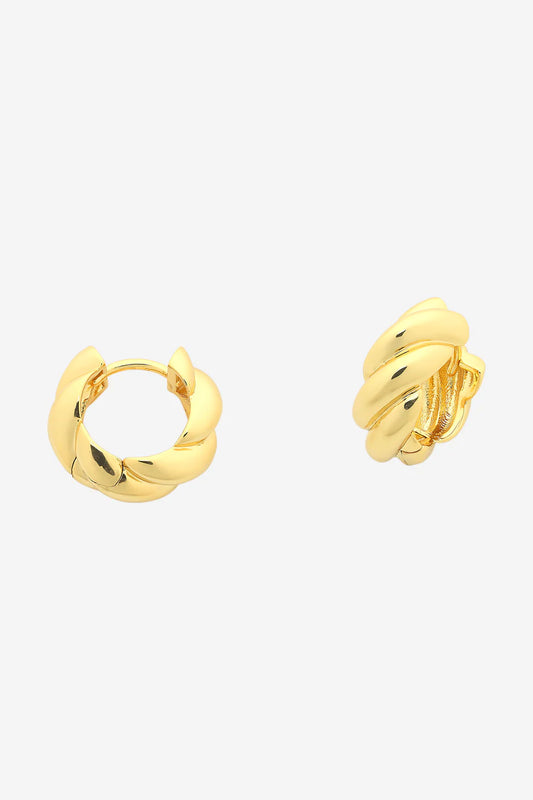 Halo Gold Huggie