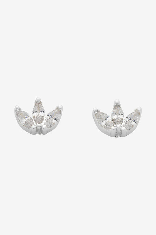 Petite Bud Silver Earring