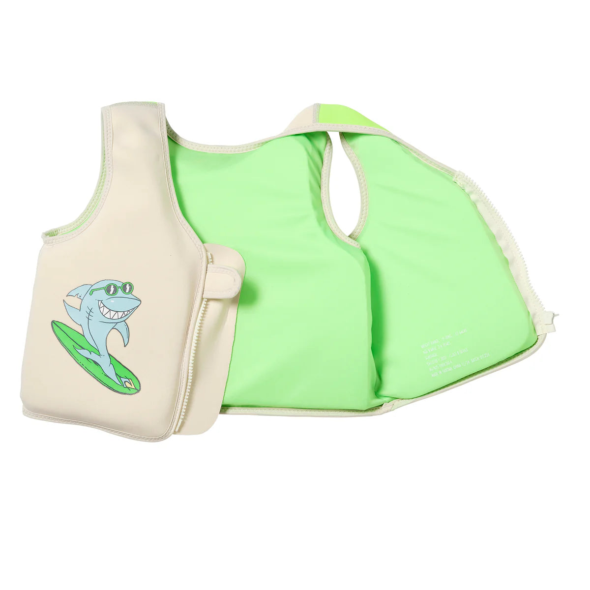 SUNNYLiFE Kids Swim Vest Ripcurl Shred Shark 3-6Y
