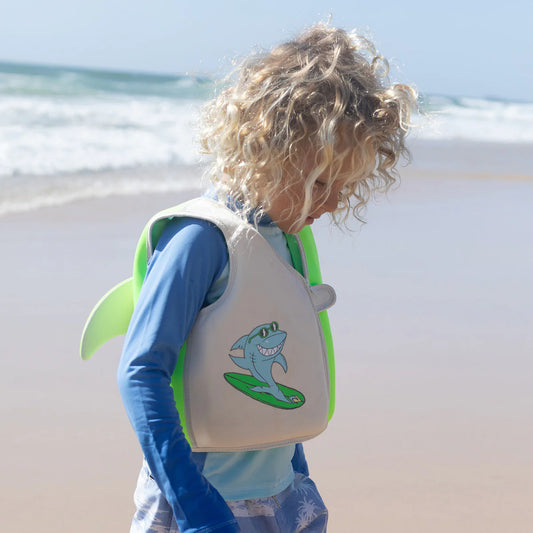 SUNNYLiFE Kids Swim Vest Ripcurl Shred Shark 3-6Y