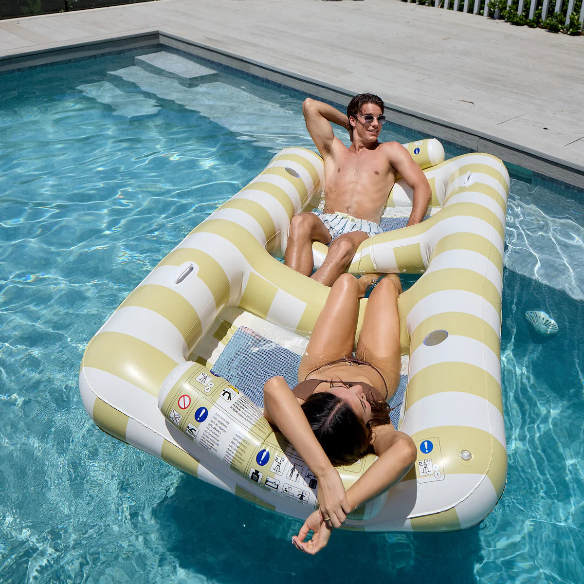 SUNNYLiFE Twin Hammock Casa Sand Stripe