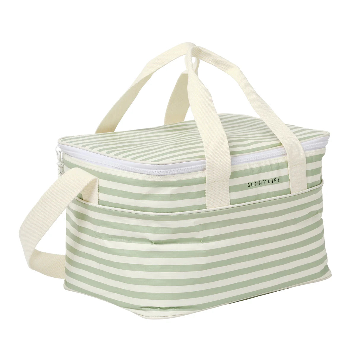 SUNNYLiFE Light Cooler Bag | Sea Sage Stripe