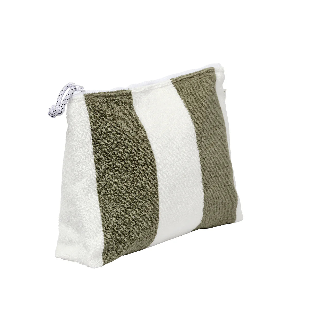 SUNNYLiFE Terry Beach Pouch | Olive Stripe