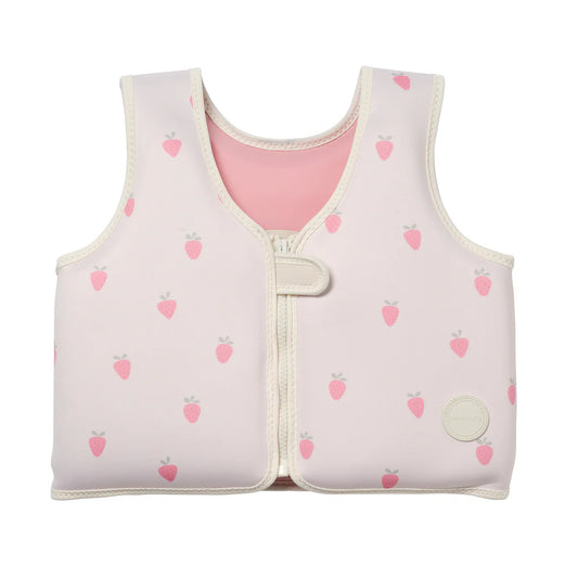 SUNNYLiFE Kids Swim Vest Strawberry Sunshine 3-6Y