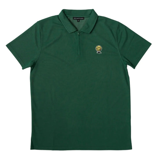 Neverfind Quarter Zip Polo - Green