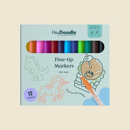 Fine-Tip Markers (12 Pack)
