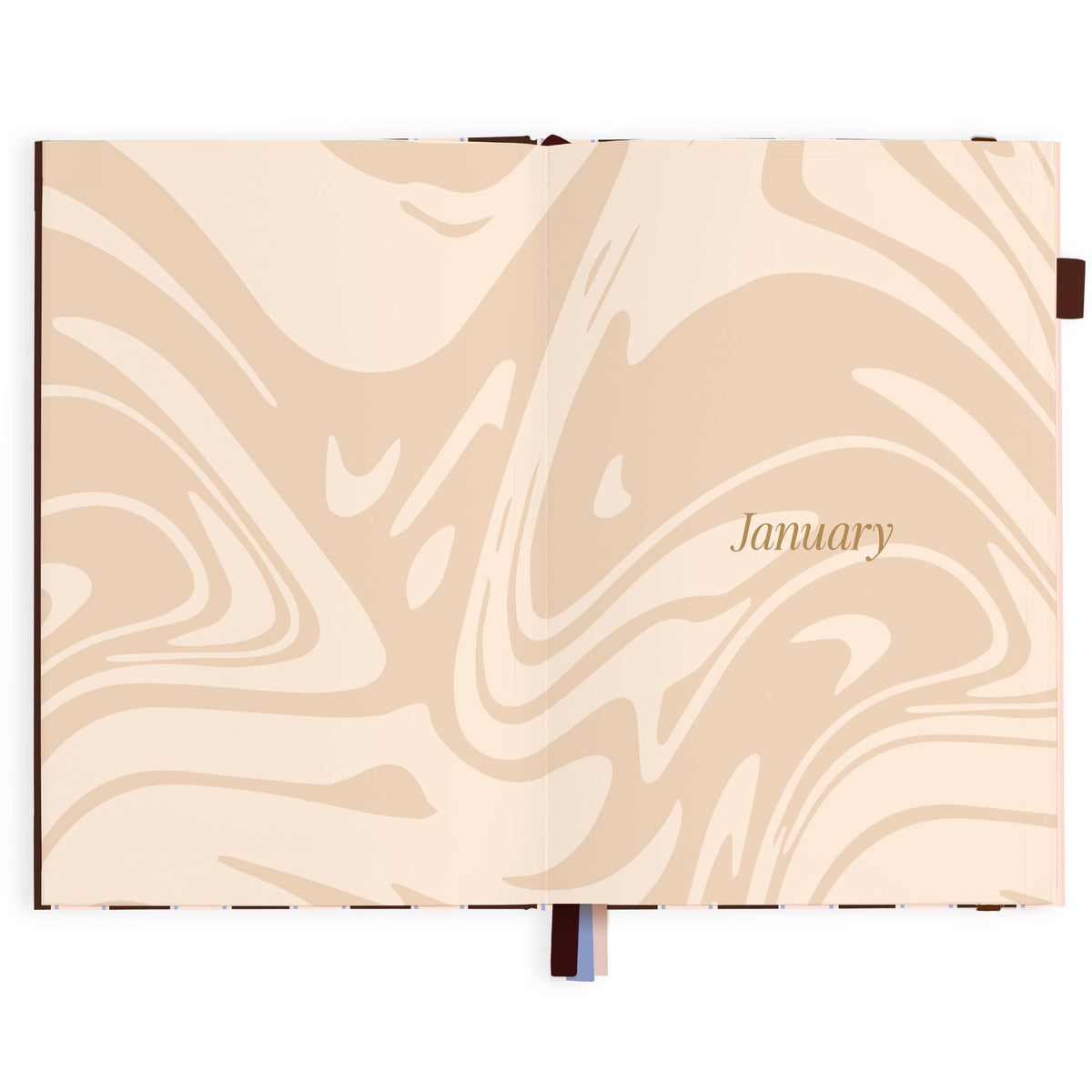 Fox & Fallow - 2027 Chocolate Stripe A5 Academic Planner