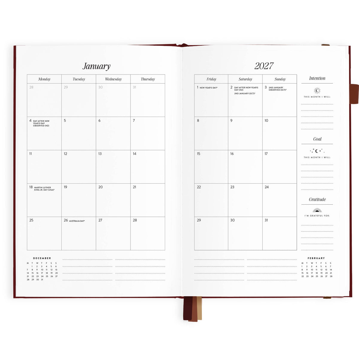 Fox & Fallow - 2027 Cherry A5 Horizontal Planner
