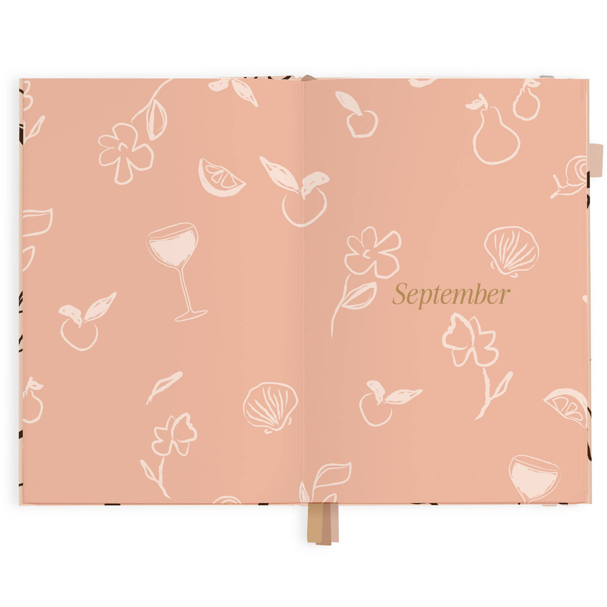 Fox & Fallow - 2027 Amalfi Latte A5 Vertical Planner