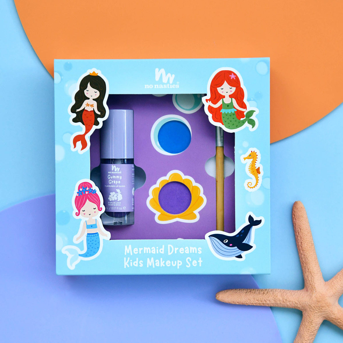 no nasties kids - Mermaid Dreams Natural Kids Makeup Gift Set - No Nasties Kids