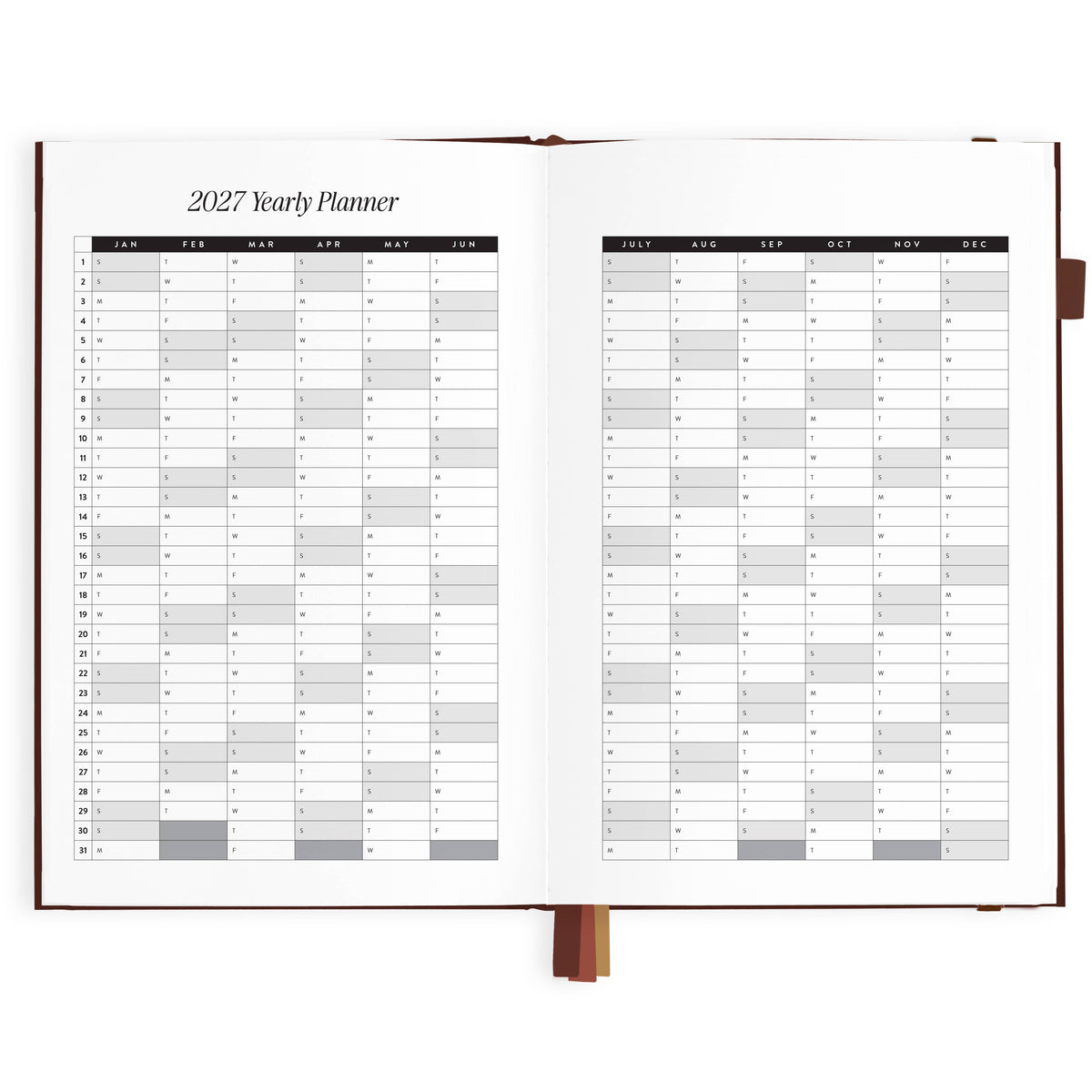 Fox & Fallow - 2027 Chocolate A5 Vertical Planner