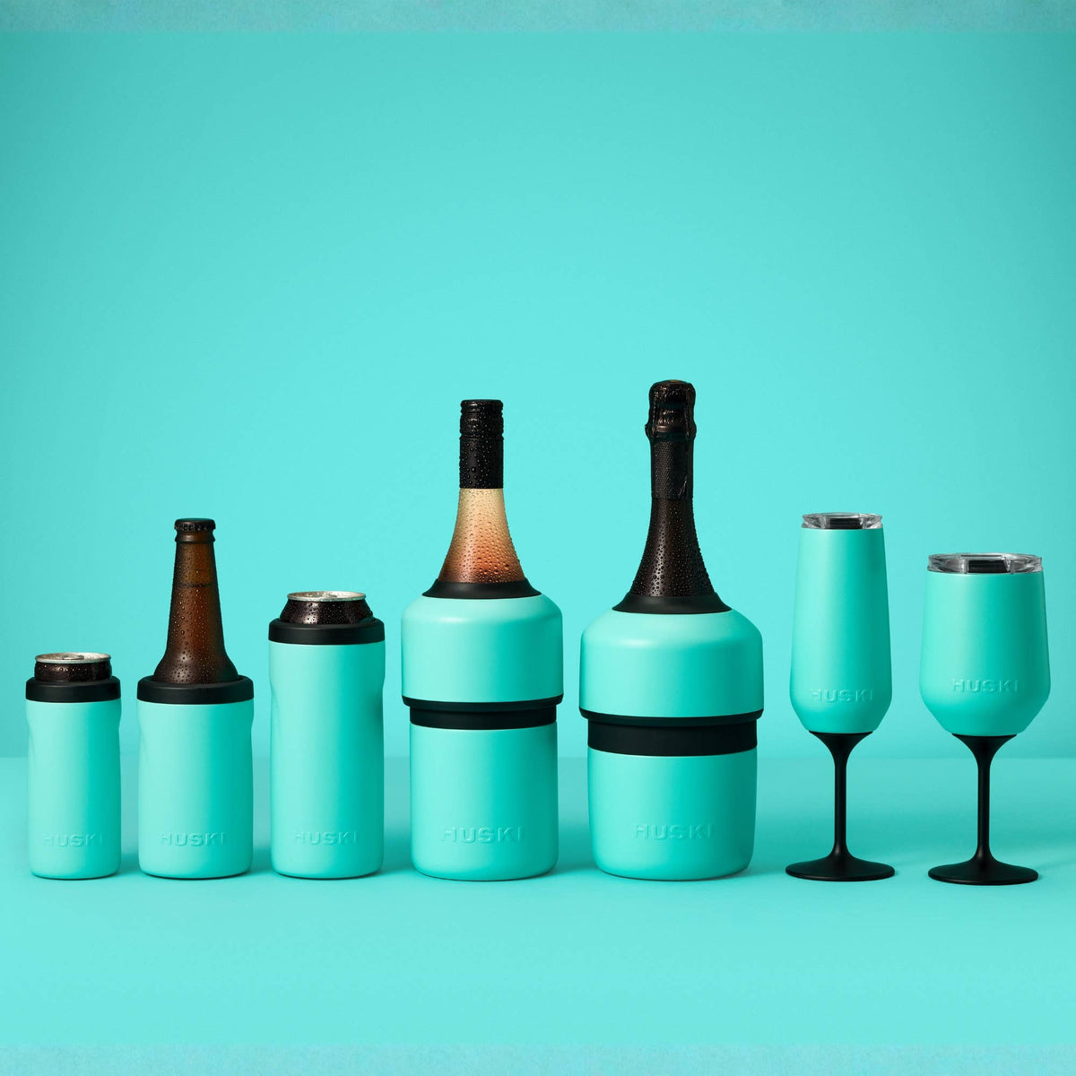 Huski Slim Can Cooler - Turquoise (Limited Release)