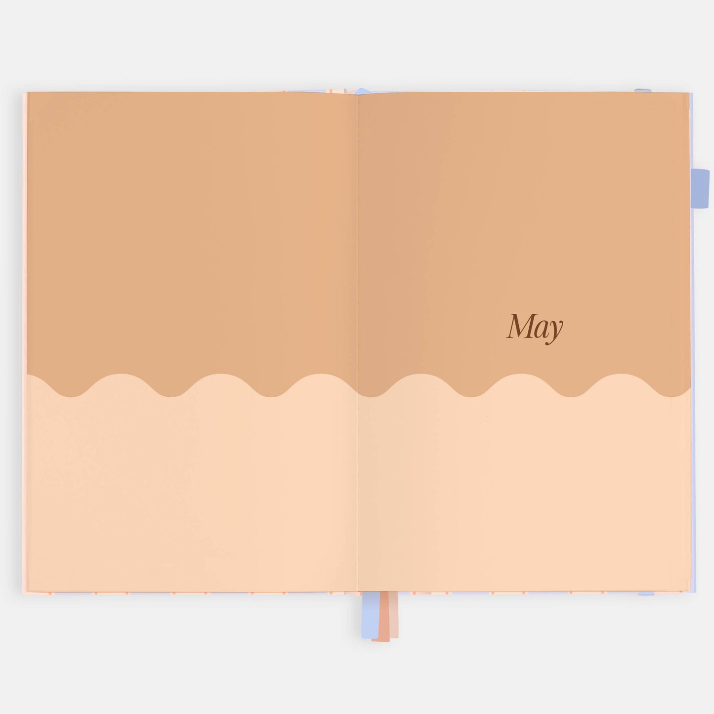 2026 Powder Stripe A5 Academic Vertical Planner