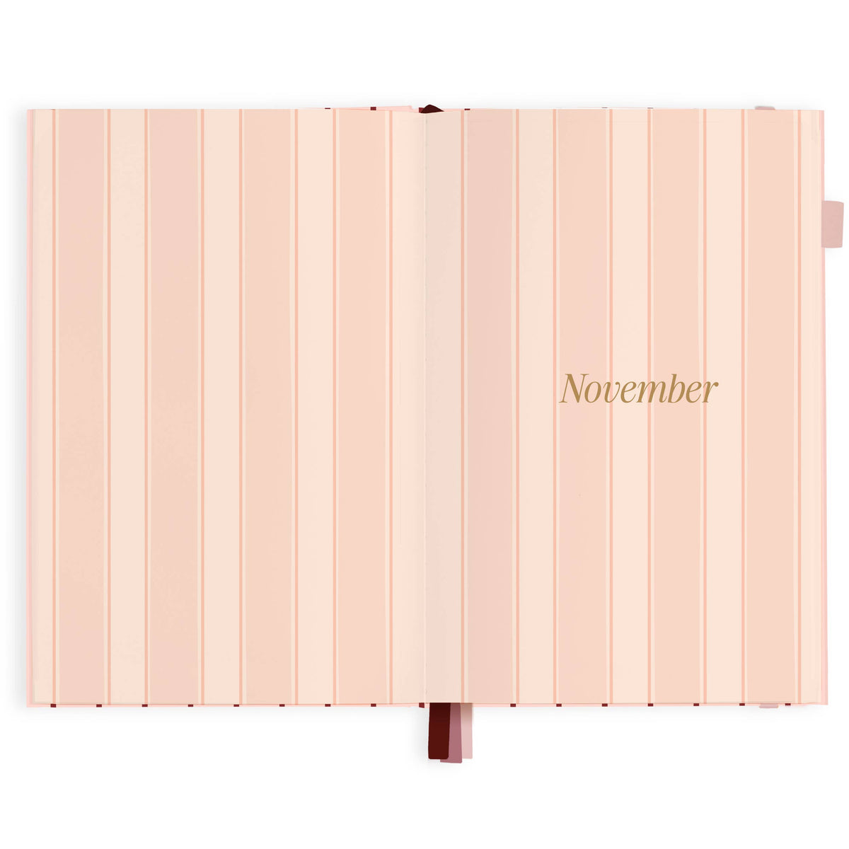 Fox & Fallow - 2027 Rose Pinstripe A5 Horizontal Planner