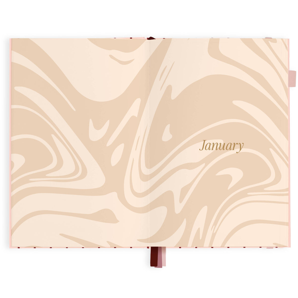 Fox & Fallow - 2027 Rose Pinstripe A5 Horizontal Planner