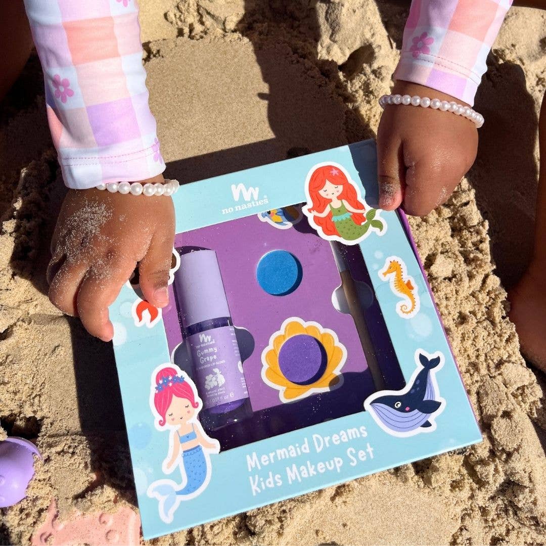 no nasties kids - Mermaid Dreams Natural Kids Makeup Gift Set - No Nasties Kids