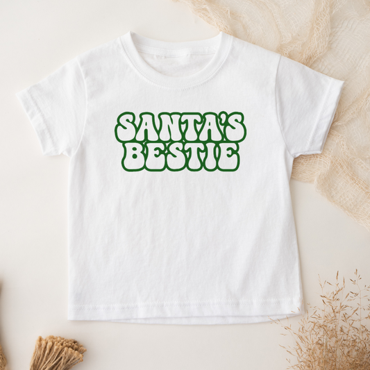 Santa's Bestie Christmas T-Shirt