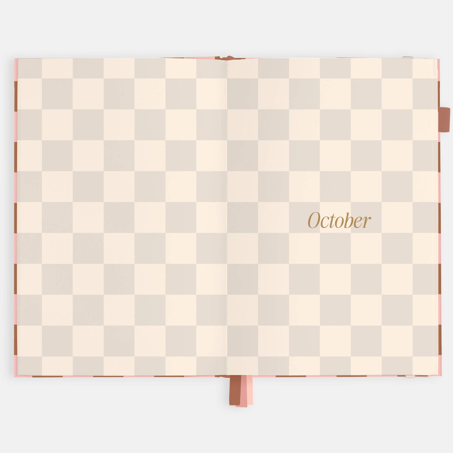 2026 Rose Check A5 Vertical Planner