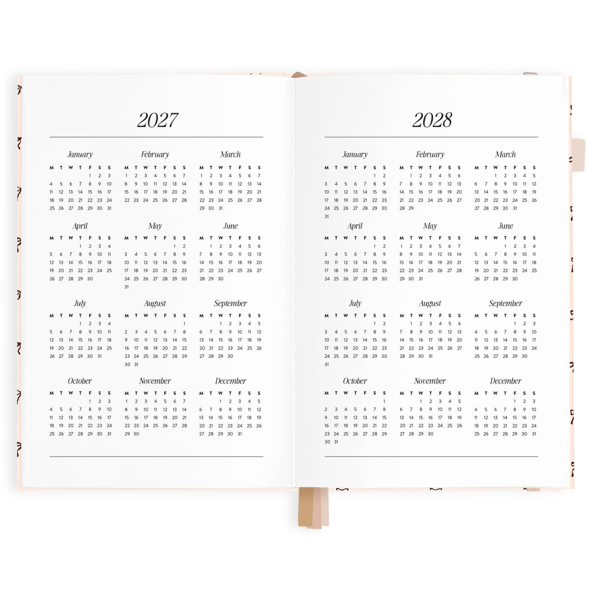 Fox & Fallow - 2027 French Bows A5 Vertical Planner