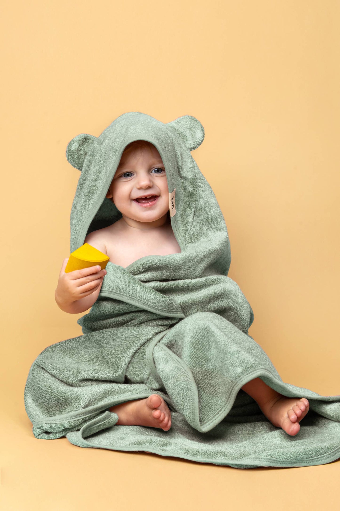 Hooded Towel: Caramel