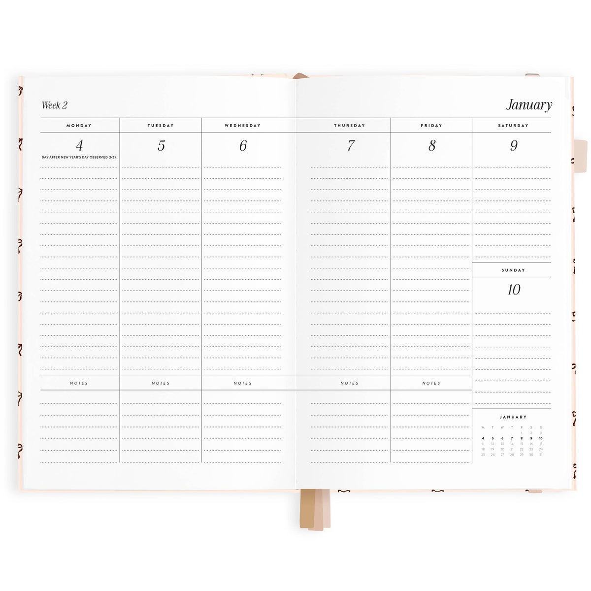 Fox & Fallow - 2027 French Bows A5 Vertical Planner