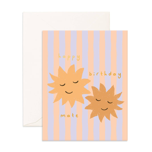 Birthday Mate Suns Greeting Card