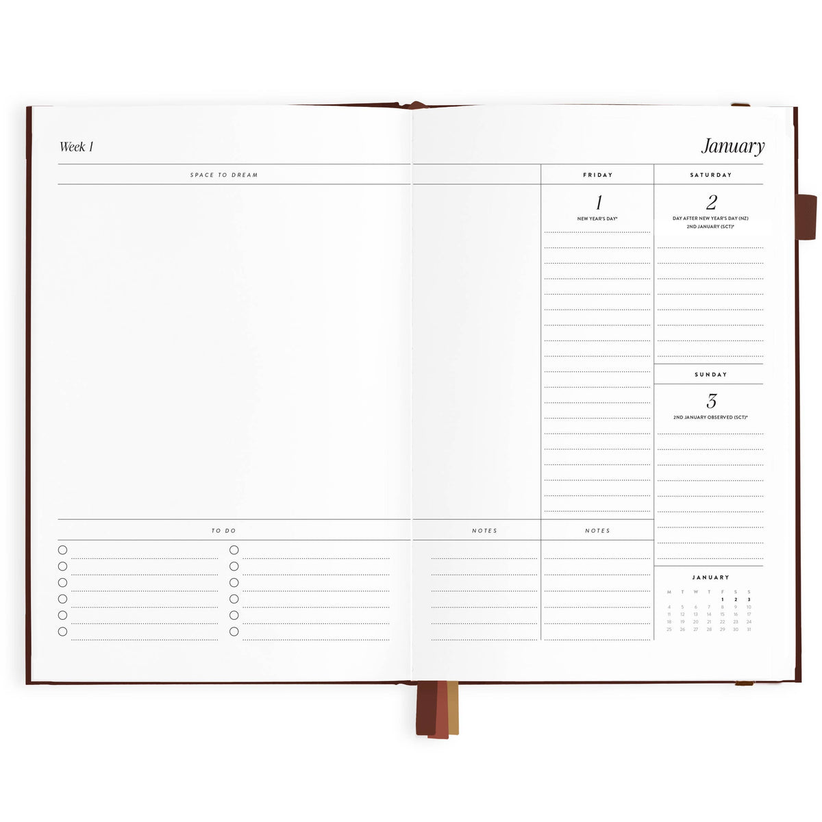 Fox & Fallow - 2027 Chocolate A5 Vertical Planner