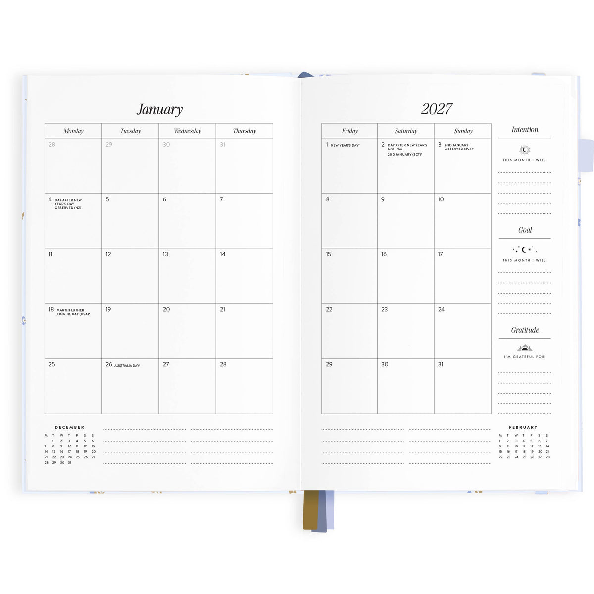 Fox & Fallow - 2027 Cornflower A5 Horizontal Planner