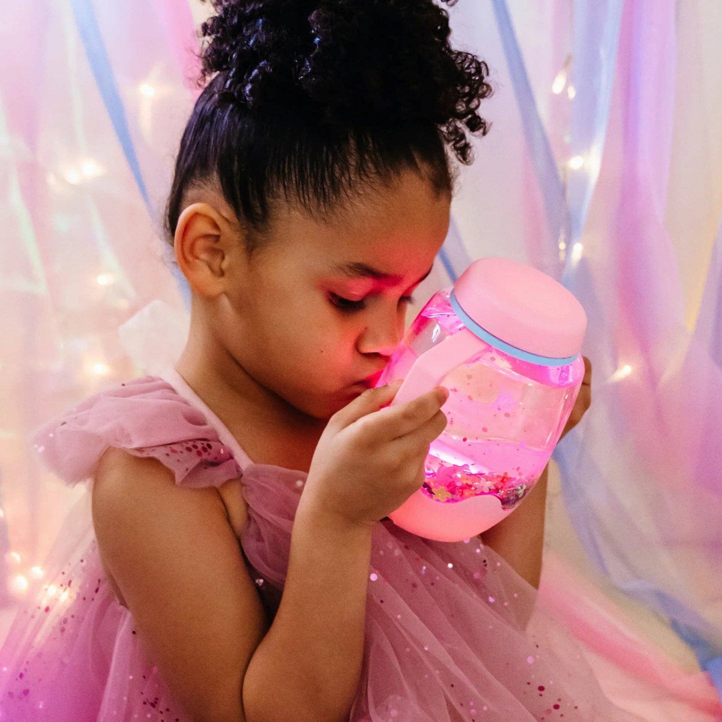 Glo Pal Sensory Play Jar PINK
