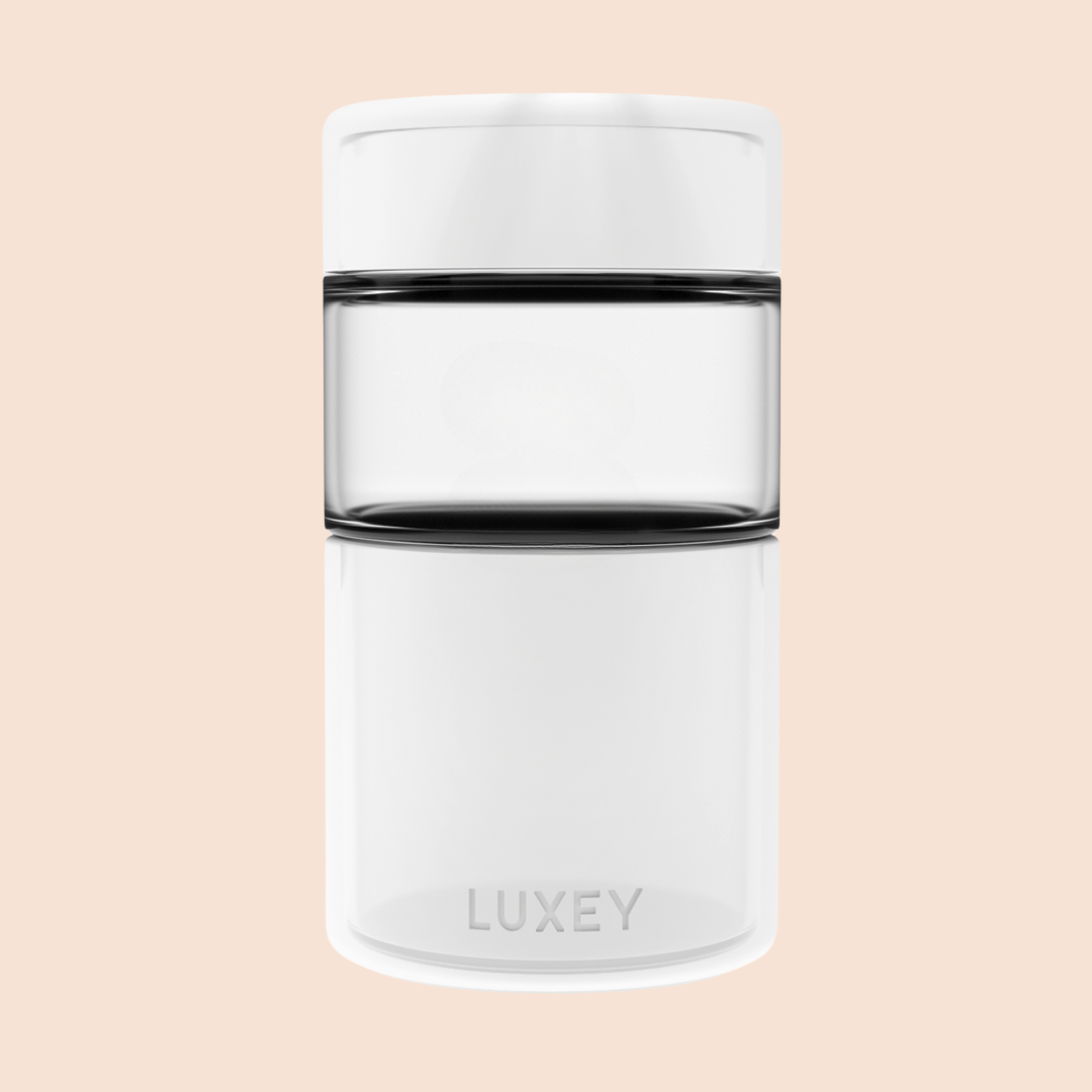 Luxey Cup - ORIGINAL -  Reusable Glass Coffee Cup 12oz: PERIWINKLE