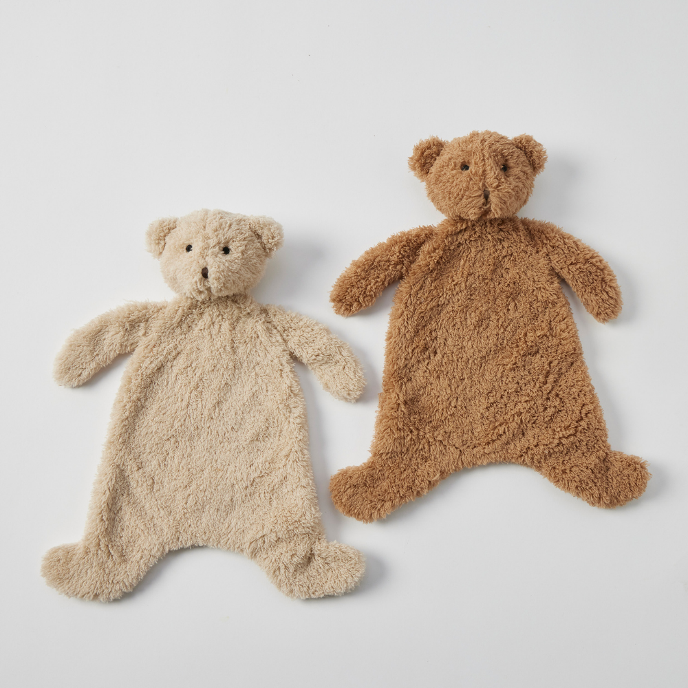 Jiggle & Giggle Cuddly Bear Comforter - Cocoa