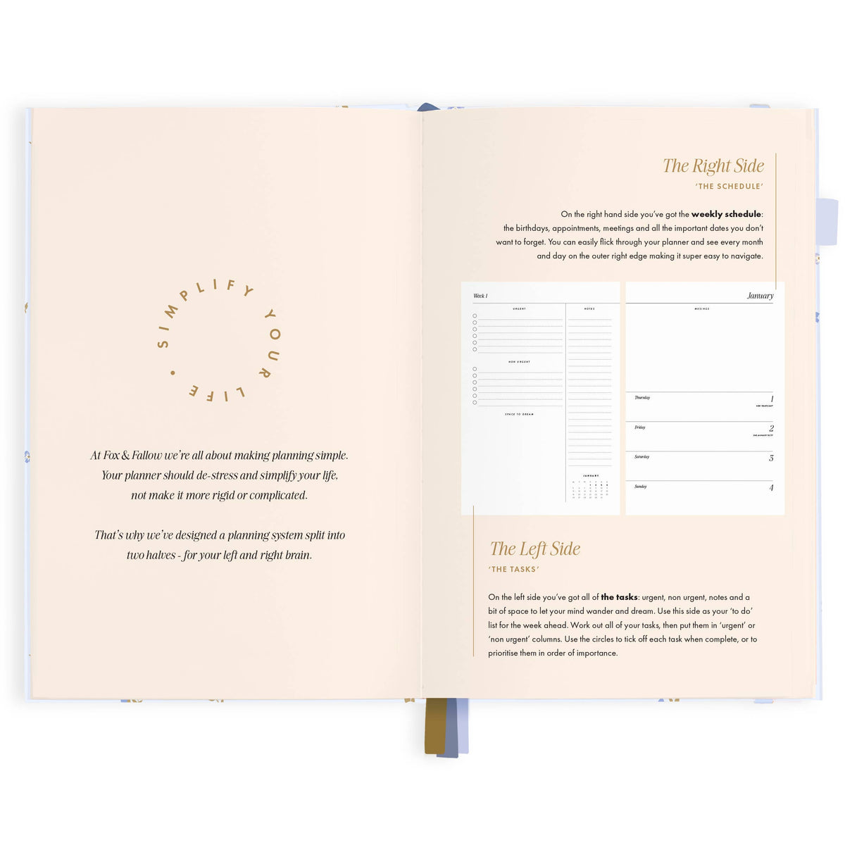 Fox & Fallow - 2027 Cornflower A5 Horizontal Planner