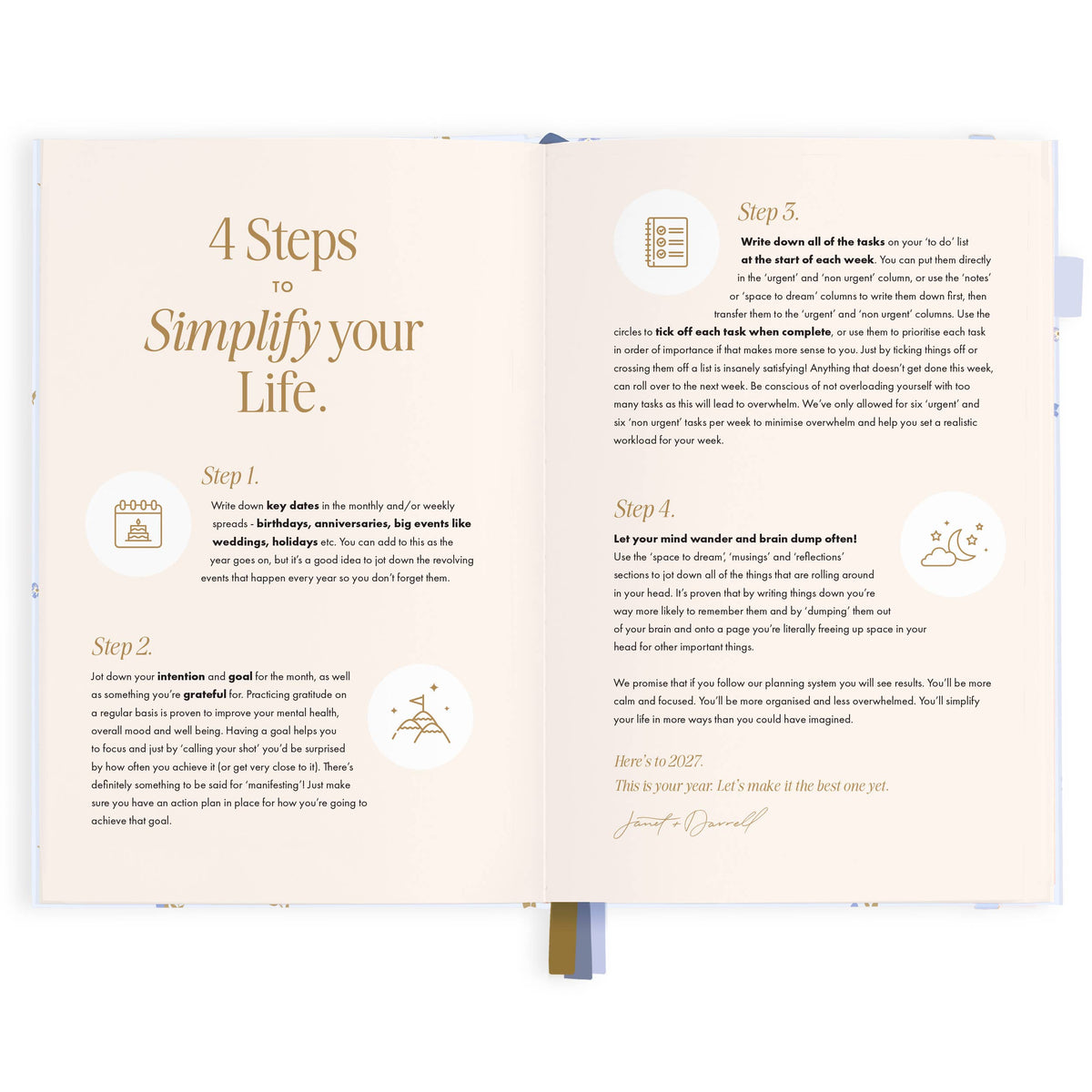 Fox & Fallow - 2027 Cornflower A5 Horizontal Planner