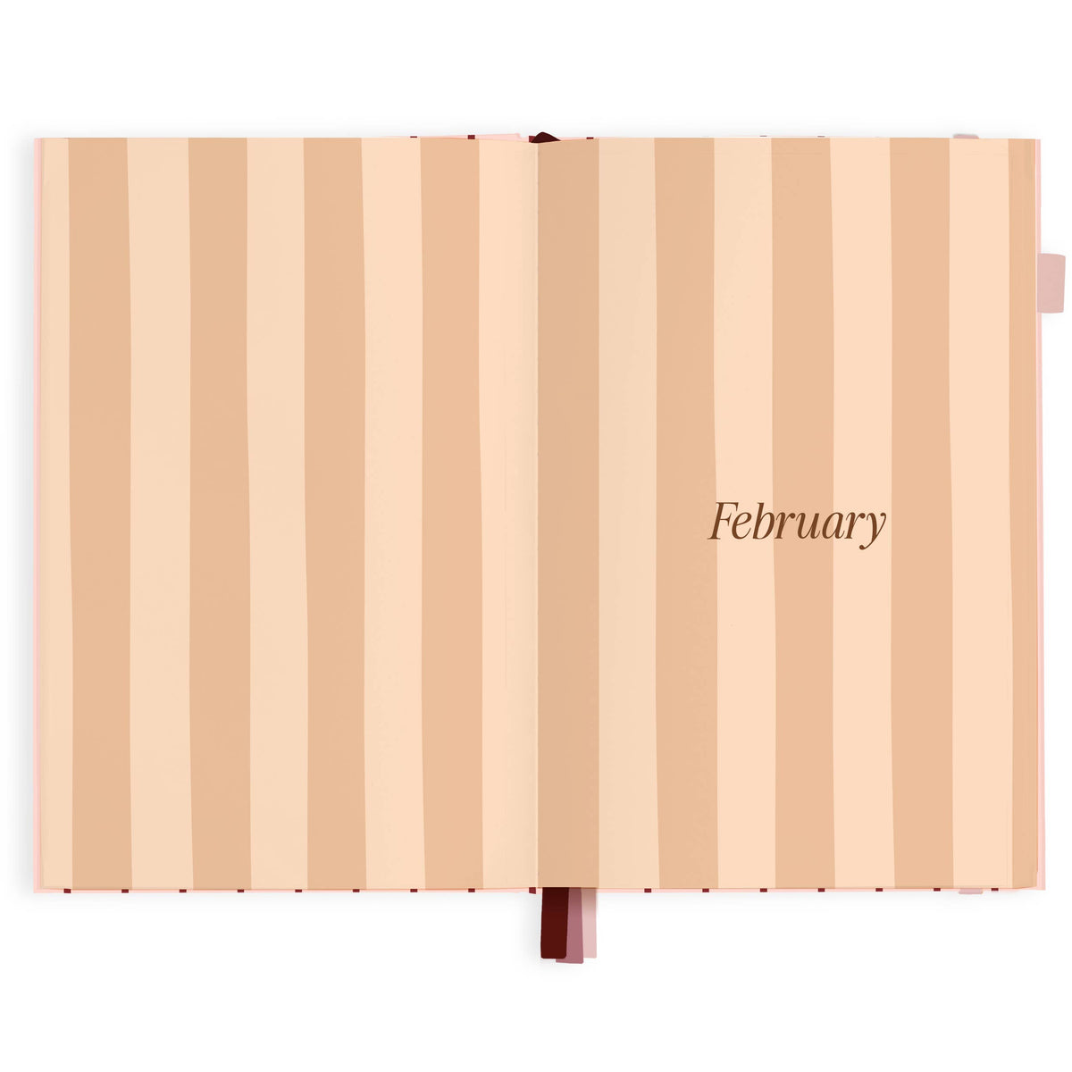 Fox & Fallow - 2027 Rose Pinstripe A5 Horizontal Planner