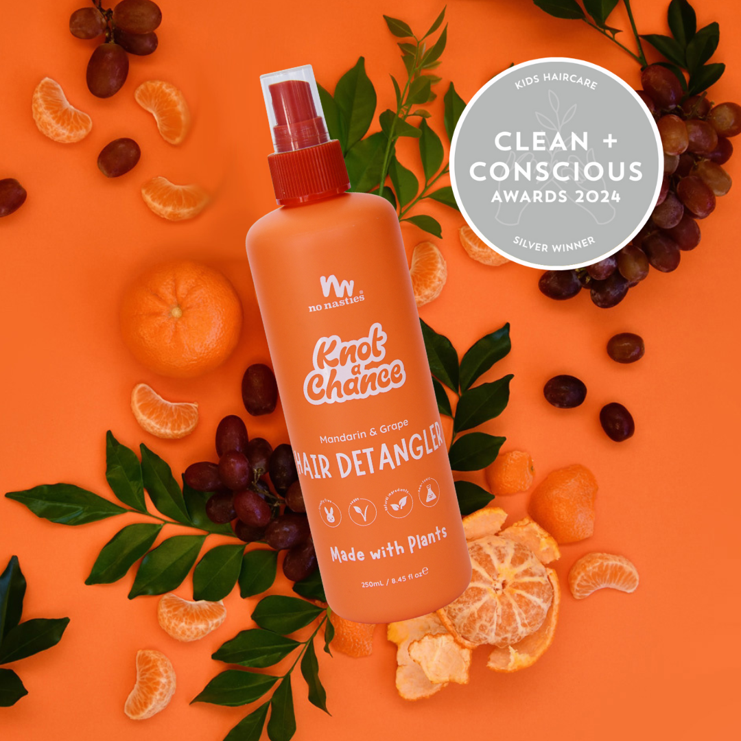no nasties kids - Natural Plant Based Hair Detangler in Mandarin and Grape