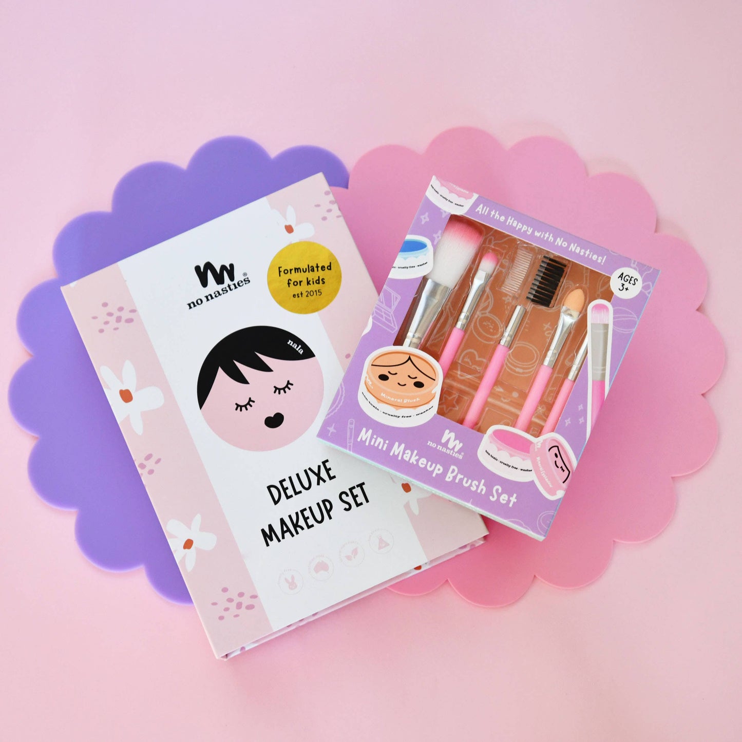No Nasties Kids Mini Makeup Brush Set