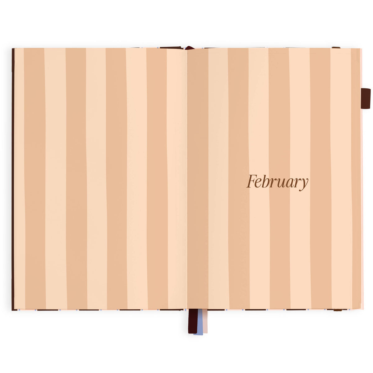 Fox & Fallow - 2027 Chocolate Stripe A5 Academic Planner