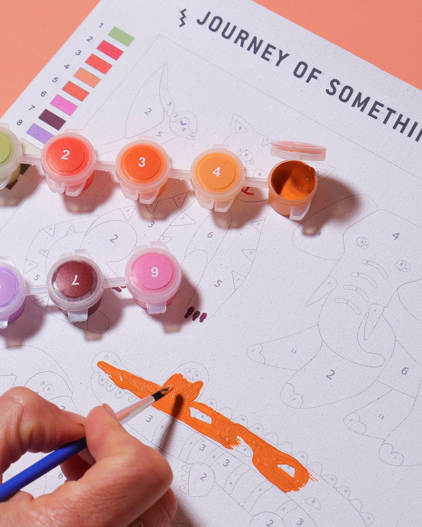 Kids Paint by Numbers - Little Safari