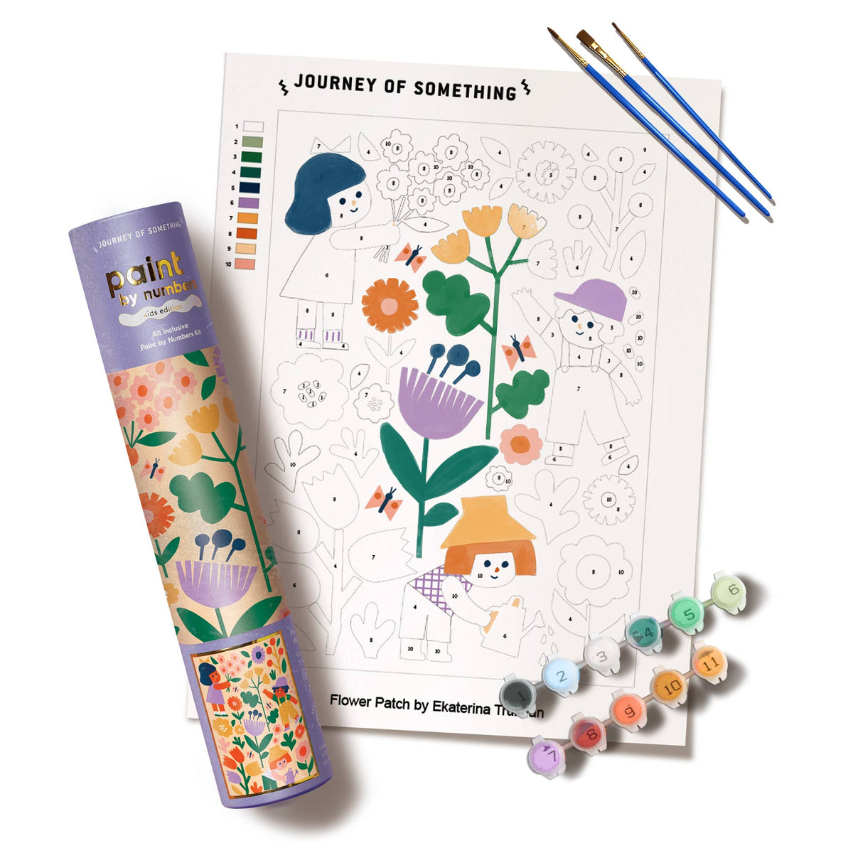 Journey Of Something AU & EU - Kids Paint by Numbers - Flower Patch