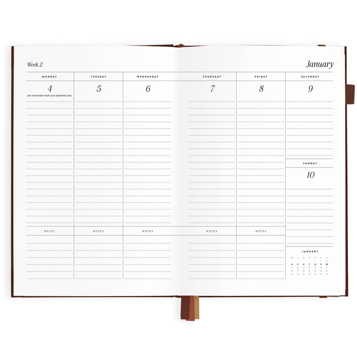 Fox & Fallow - 2027 Chocolate A5 Vertical Planner