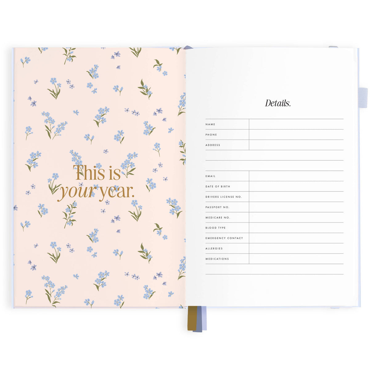 Fox & Fallow - 2027 Powder A5 Vertical Planner