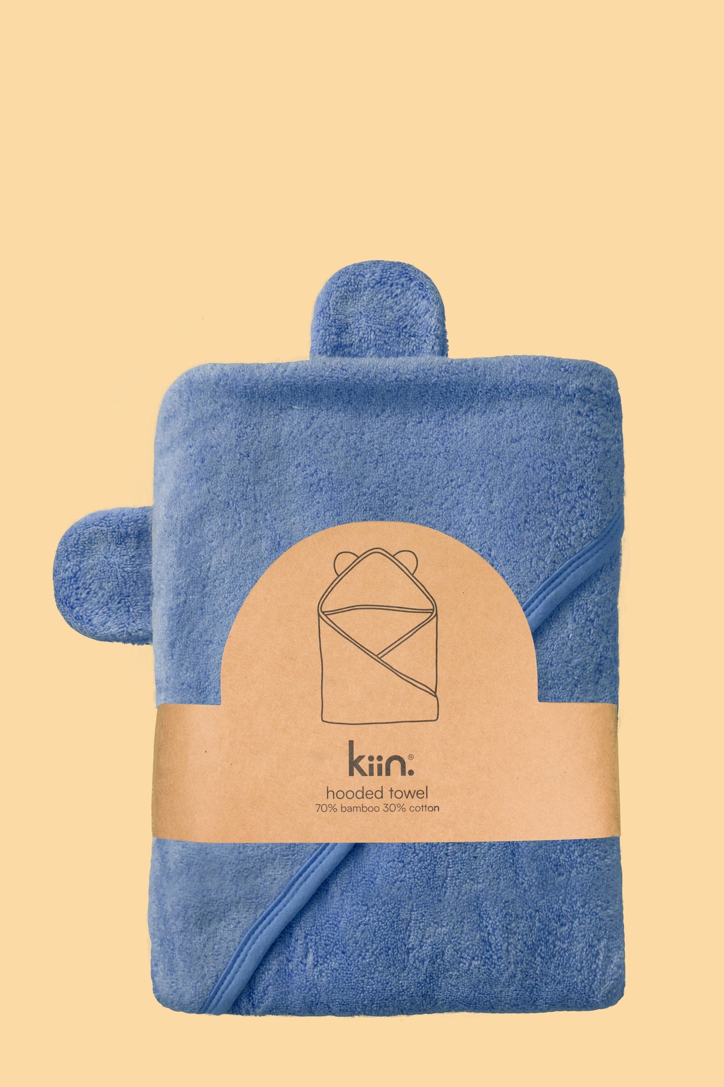 Hooded Towel: Buttercup