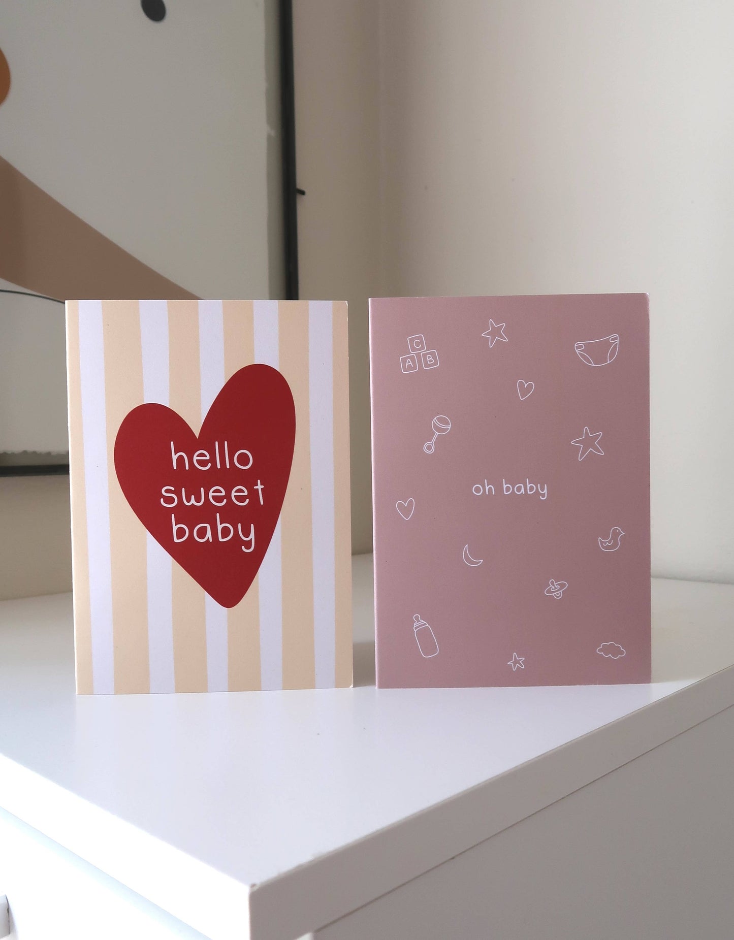 From Rosalie - Hello Sweet Baby Card | Newborn Card | Baby Shower Card