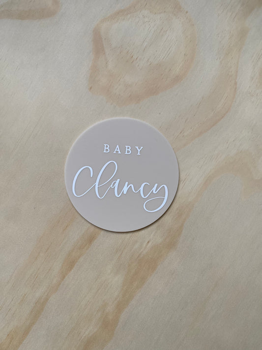 Baby Announcement Onesies – Oak and Willow