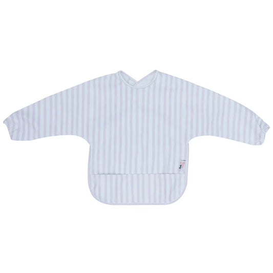 Messie Smock Bib – Lilac Stripe (Kid)