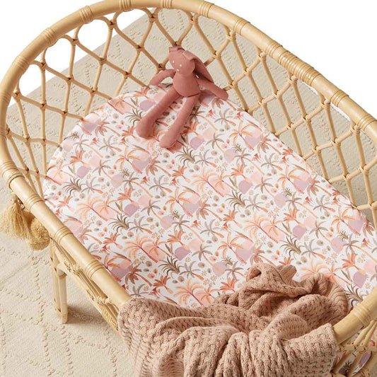 Palm Springs Bassinet Sheet / Change Pad Cover