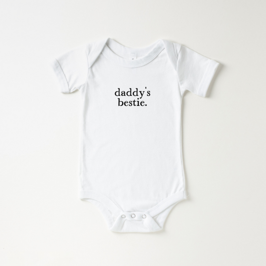 Customised Daddy/Papa/Grandad's Besties/Best Bud/Side Kick Onesies