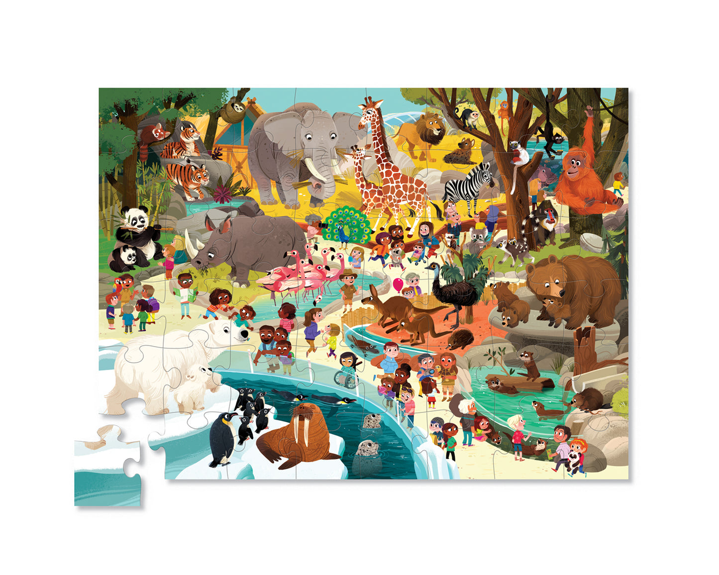 Day at the Museum Puzzle 48 pc - Zoo