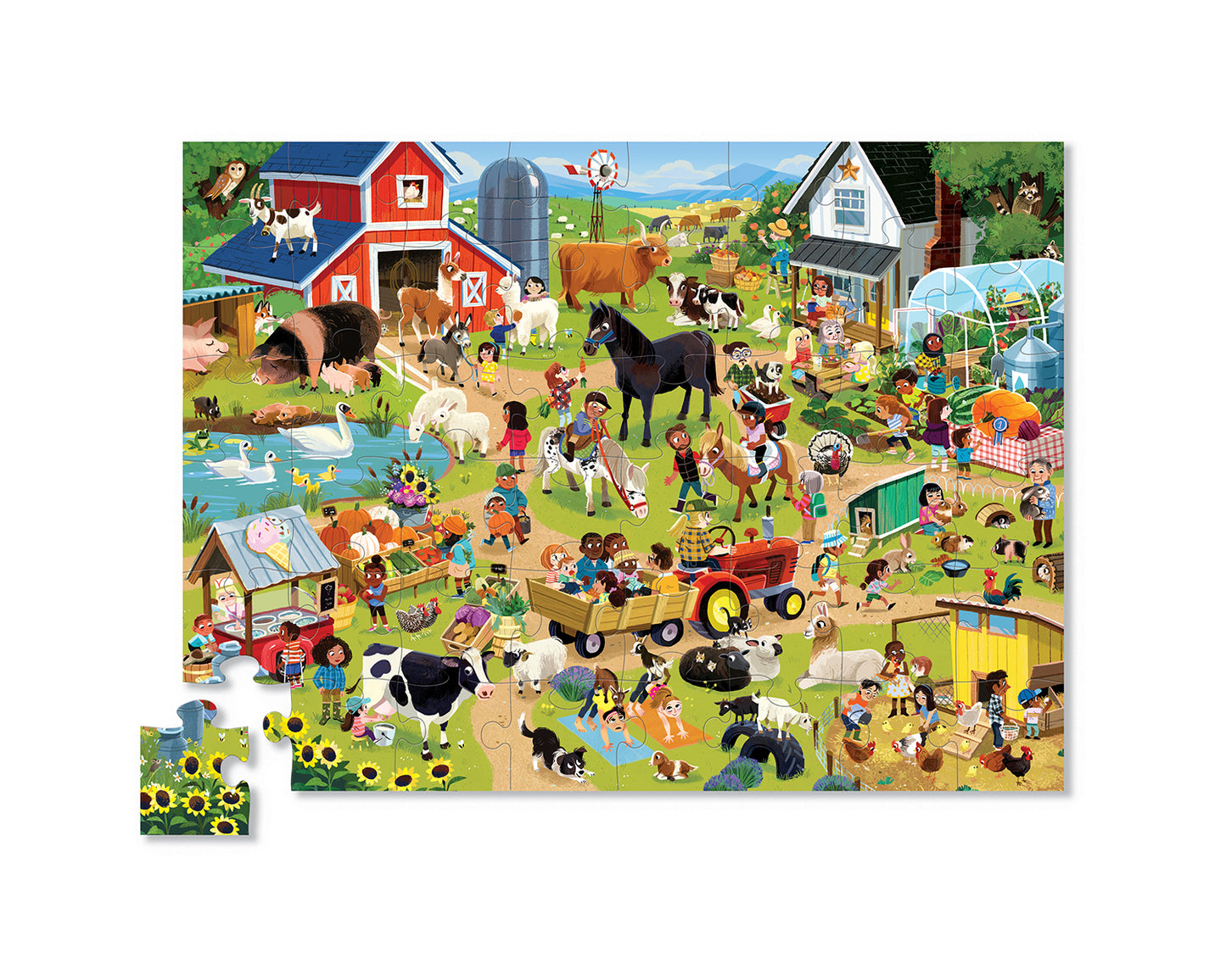 Day at the Museum Puzzle 48 pc- Farm