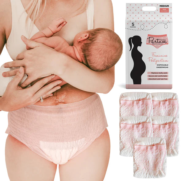 Partum Panties - Maternity Disposable Underwear (Size L-XL)